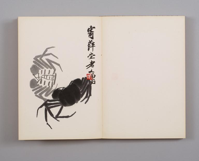 BOK med TRÄSNITT, "Qi Baishi hua ji".