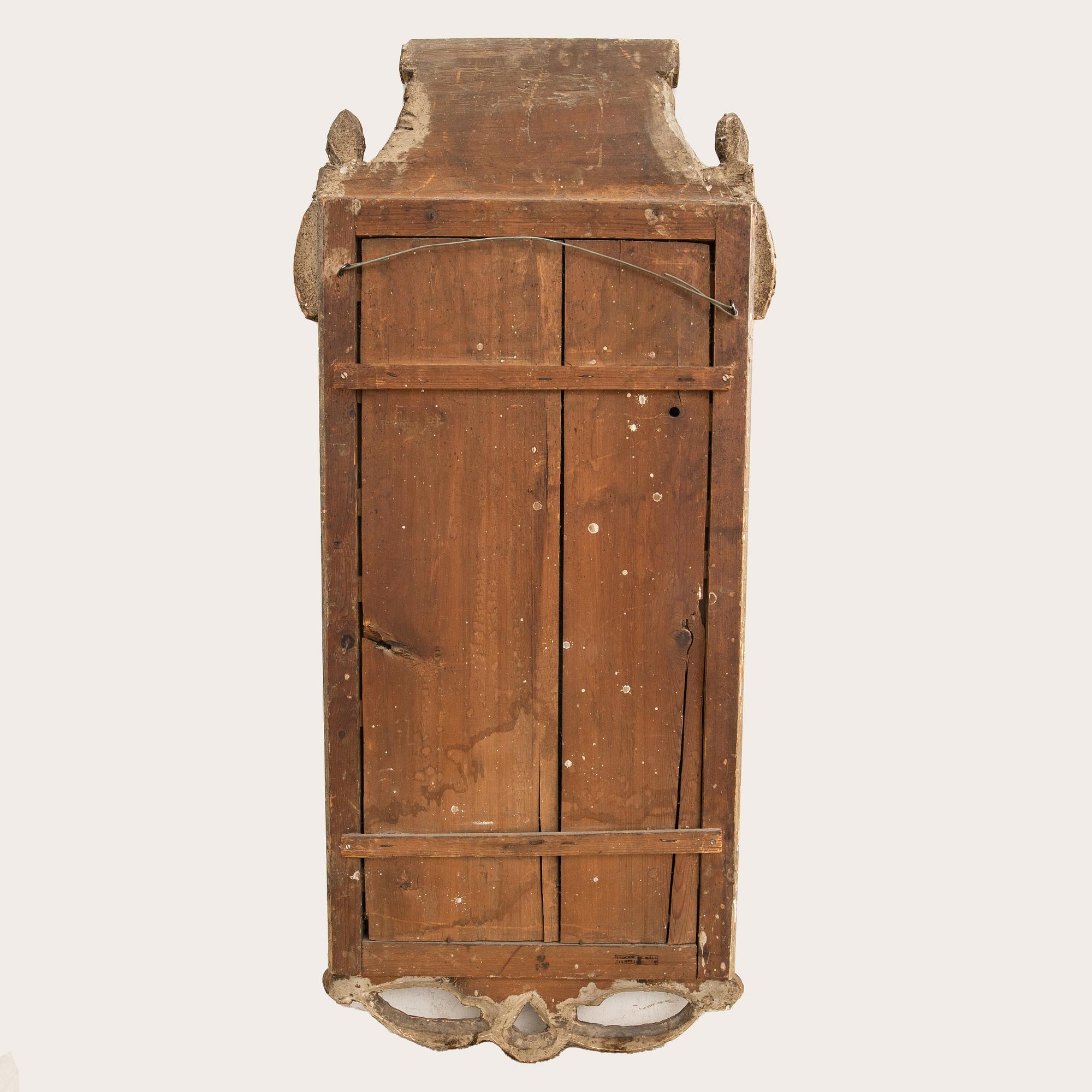Mirror, by Per Westin (sculptor and mirror maker in Stockholm from 1776), Gustavian.