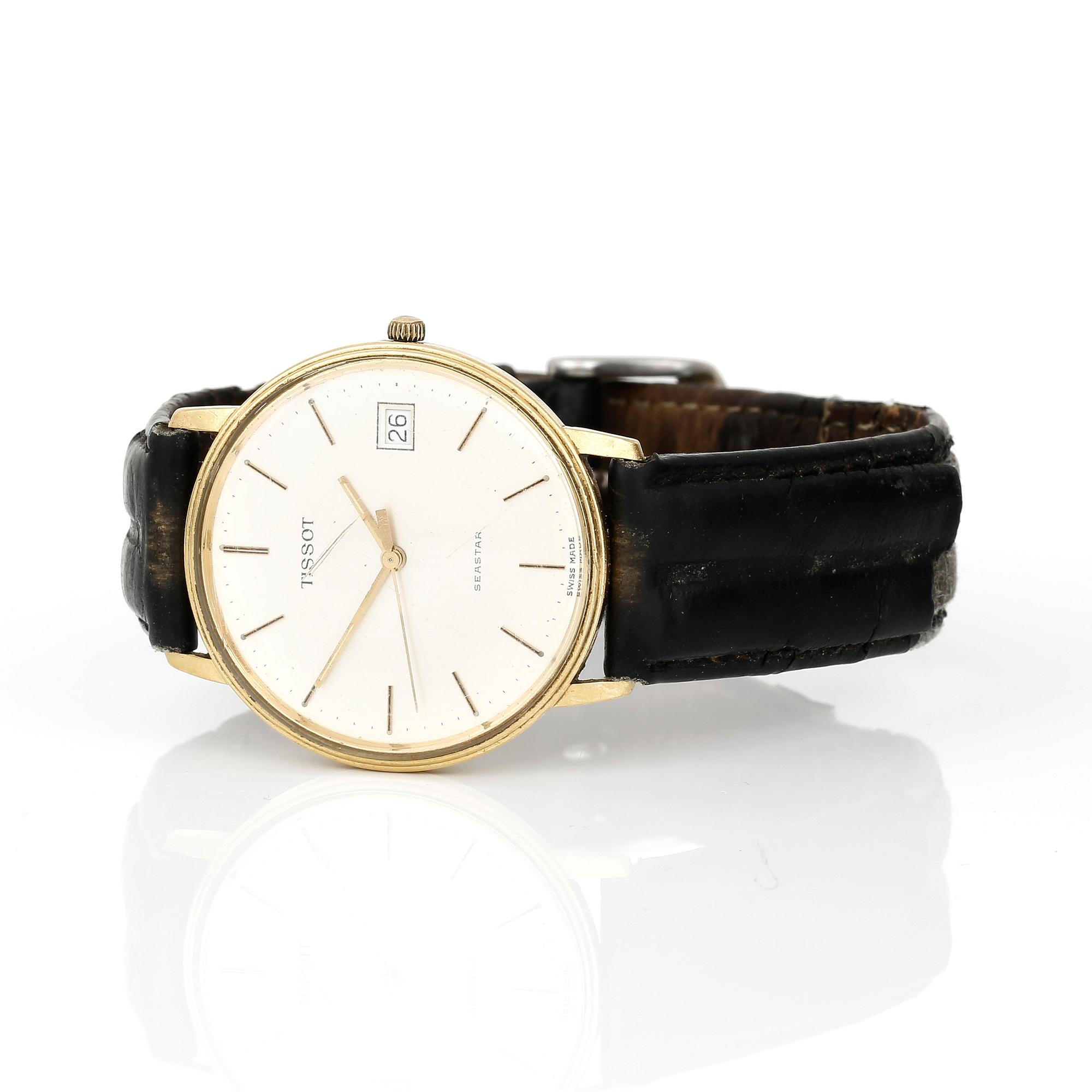 ARMBANDSUR, 18K guld, Tissot Seastar, 1900-talets andra hälft.