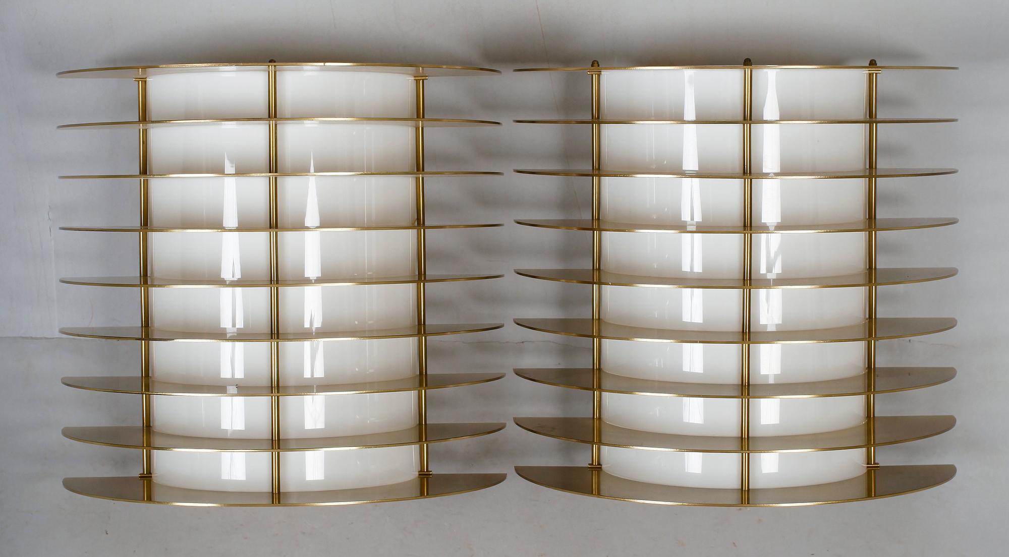 VÄGGLAMPETTER, 1 par, Boréns, 1900-talets andra hälft.