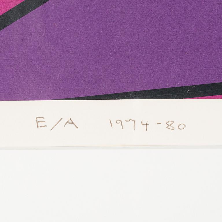 OLLE BAERTLING, färgserigrafi, signerad och daterad 1974-80, EA.