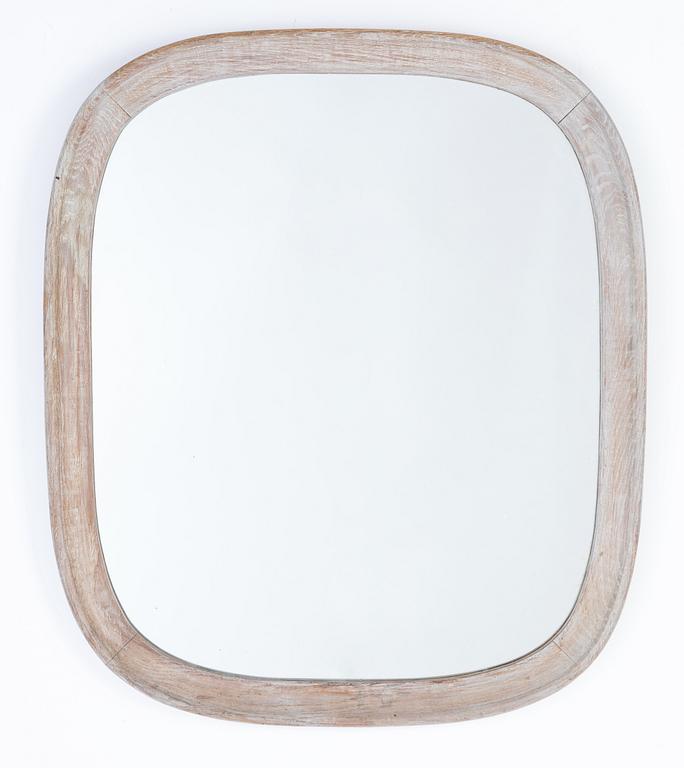 An oak mirror, second half of the 20th century.
