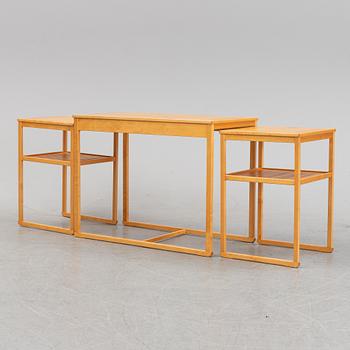 A 'Släden' nesting table by Carl Malmsten.