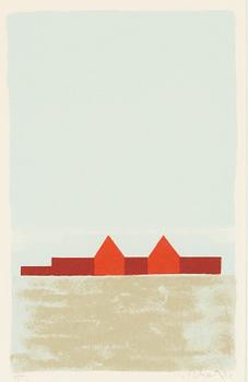 Philip von Schantz, färglitografi, 1992, signerad PT.