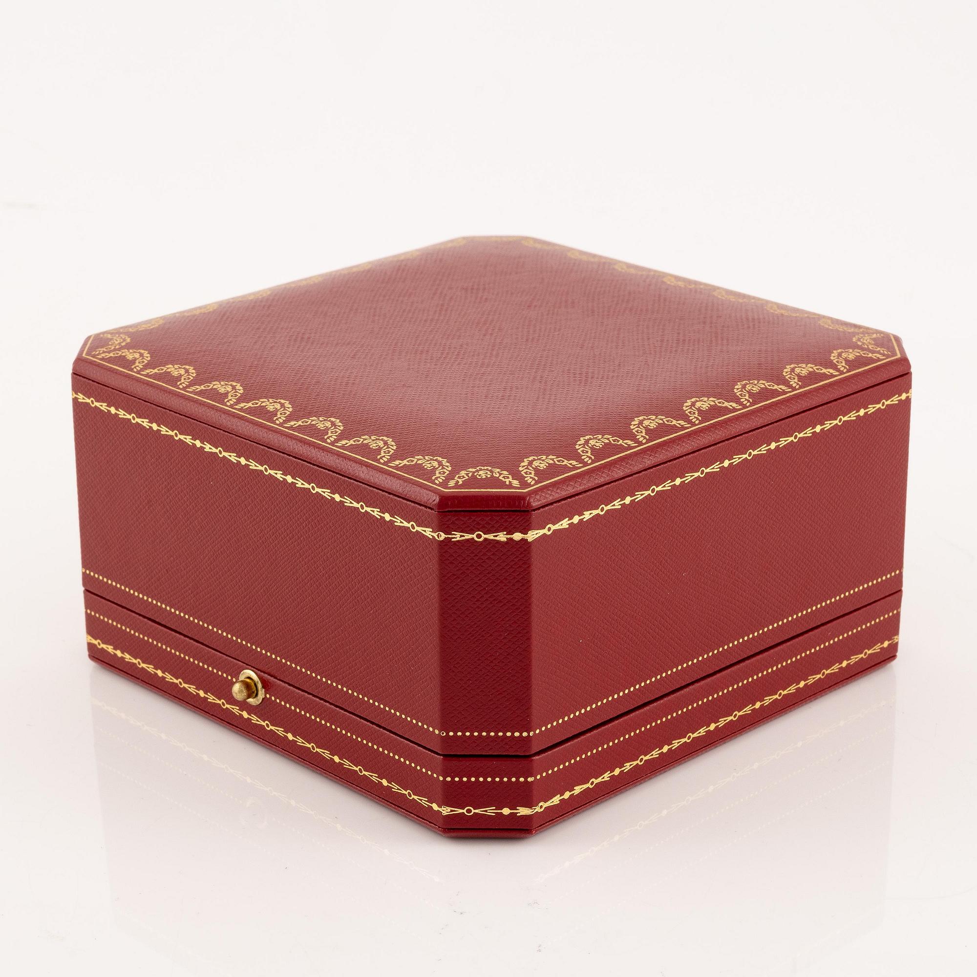 A Cartier "Love" bracelet in 18K rose gold with round brilliant-cut diamonds.