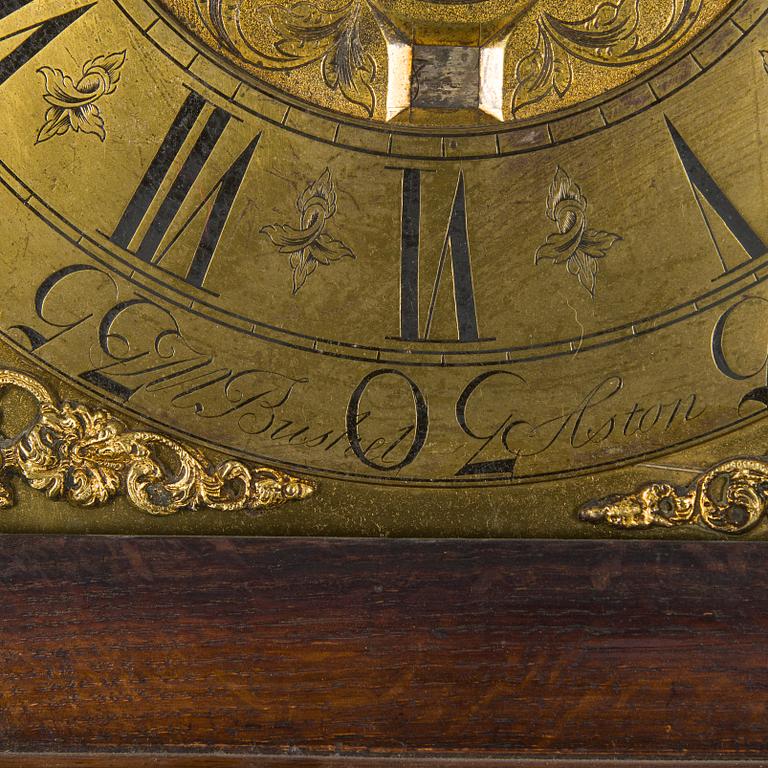 Longcase clock by Matthew Bushel, Aston England.