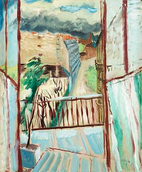 84. Sigrid Hjertén, View over rue Joseph-Bara.