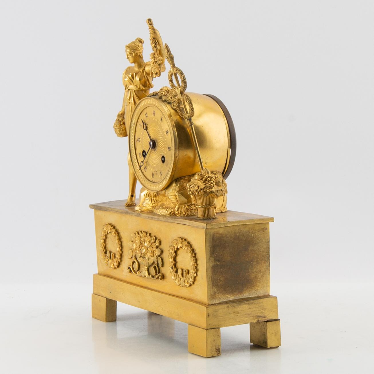 Table pendulum, Empire, France, first half of the 19th century.