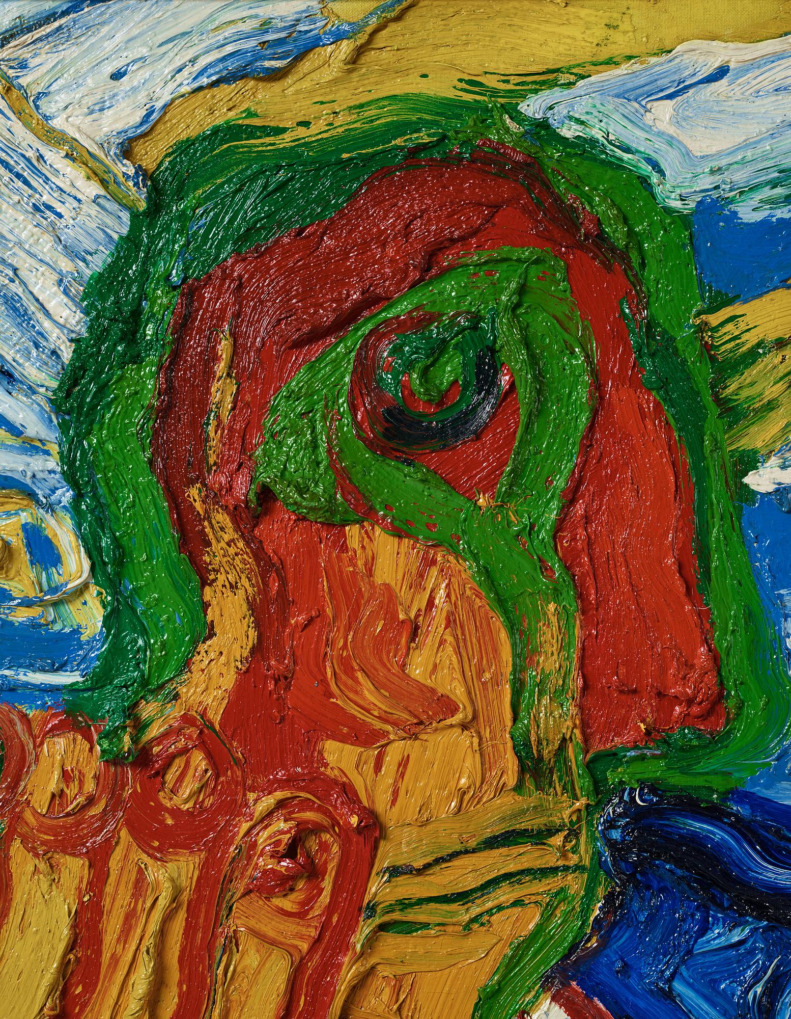 Bengt Lindström, oil on canvas, signed, estate stamp verso, executed in the 1990s.