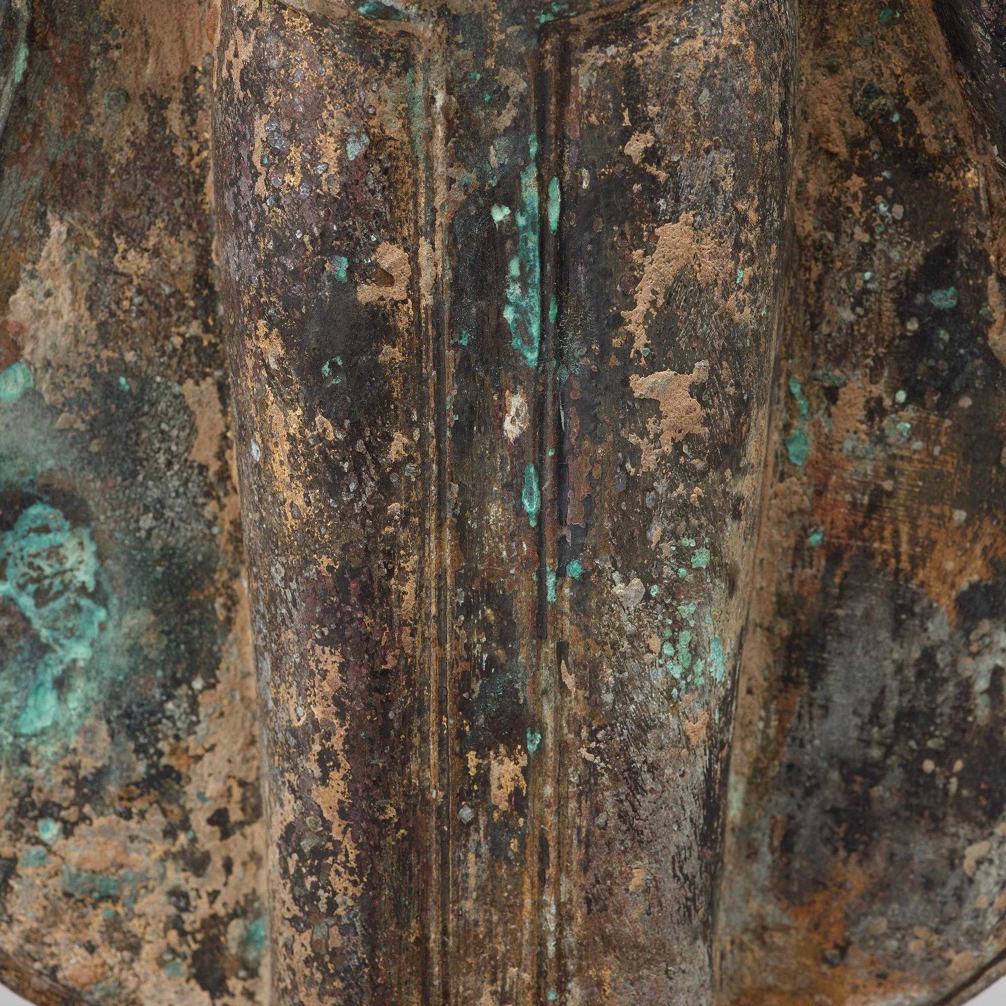 A standing figure of Buddha, Thailand, 18th Century.