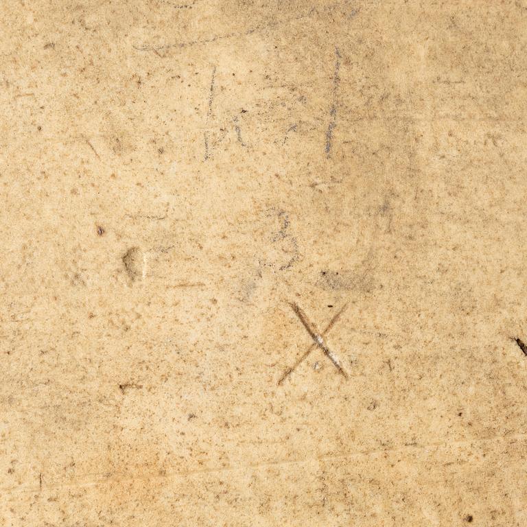 Stekfat, porslin. Qingdynastin, Qianlong (1736-95).