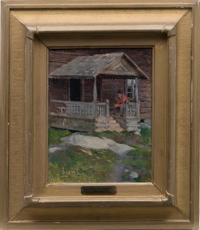 LOUIS SPARRE, oil on canvas, signed.