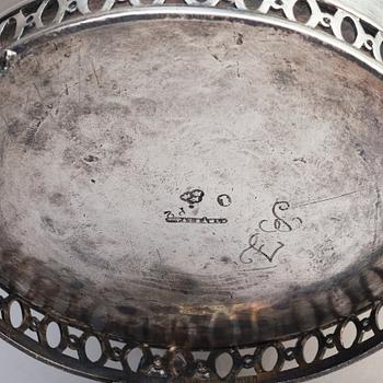 A Swedish silver coffee-pot, mark of Stephan Westerstråhle, Stockholm 1797.