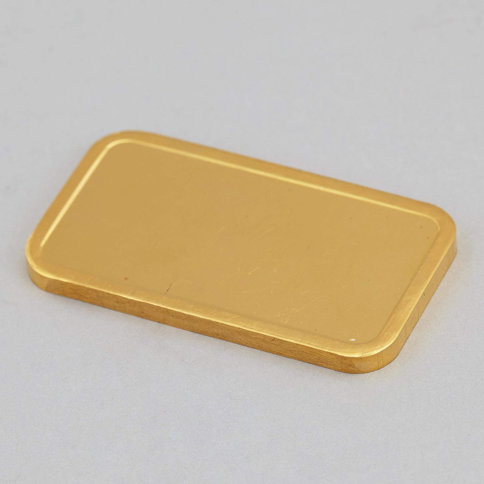 GULDTACKA, Degussa 23K, 100 gram.