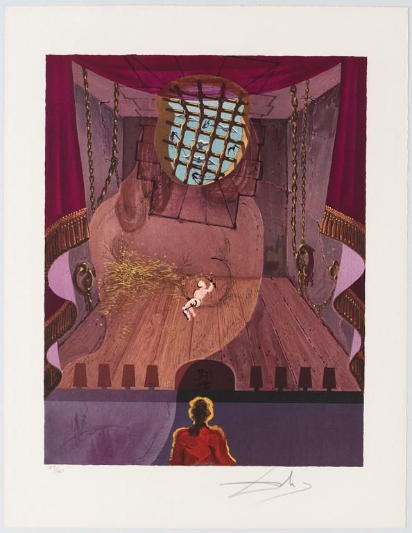 Salvador Dalí, "The Prison" ur "Three Plays by the Marquis de Sade".