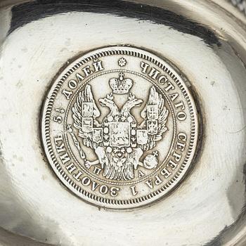 Kåsa, silver, oidentifierad mästare, Lettland ca 1920-1939.