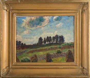 Alfred William Finch, Cloudy Landscape.