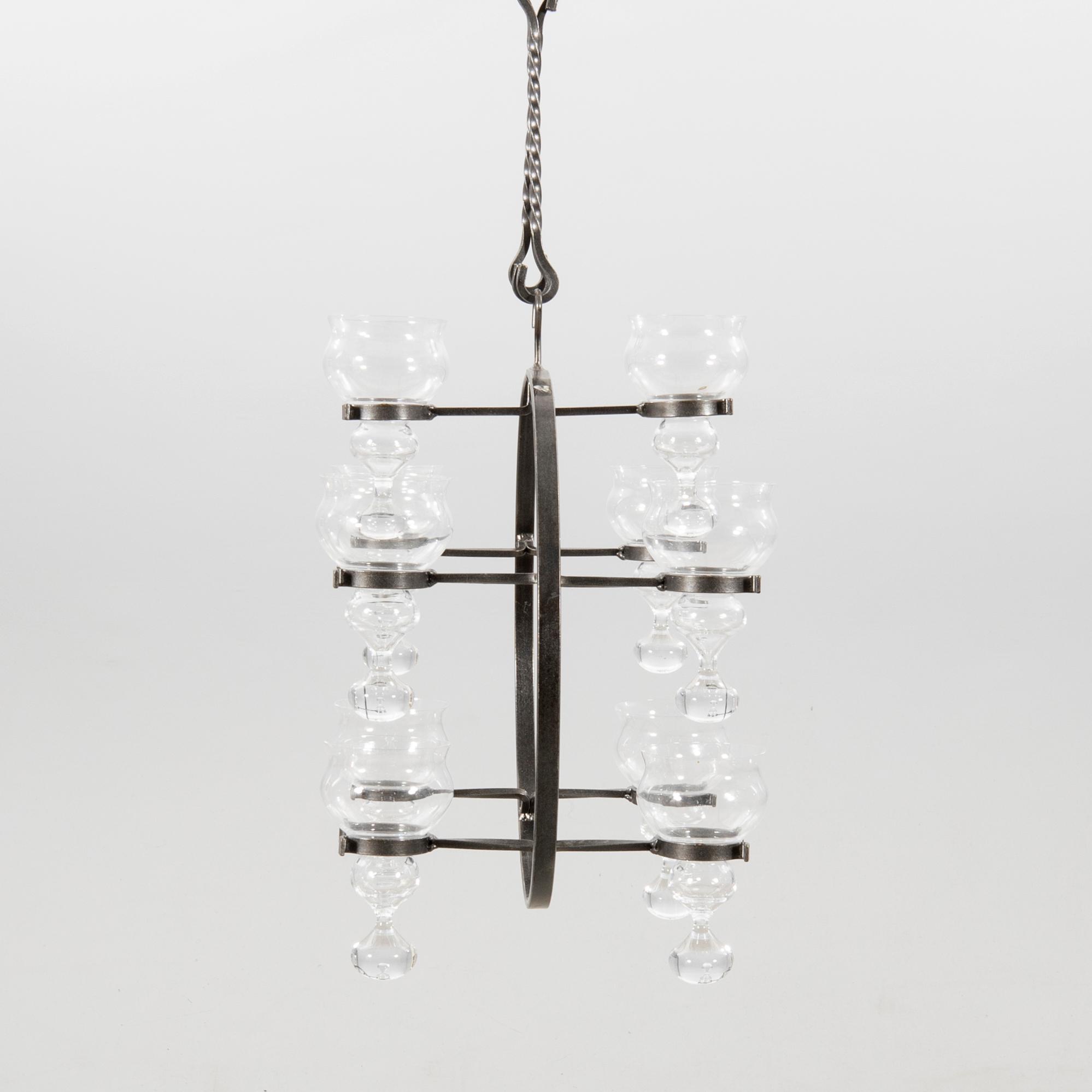 Bertil Vallien, chandelier Boda Smide, early 20th century.
