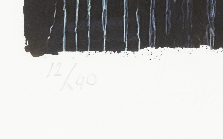 Bobo Wallmansson, gliceéprint, signerad och numrerad 12/40.