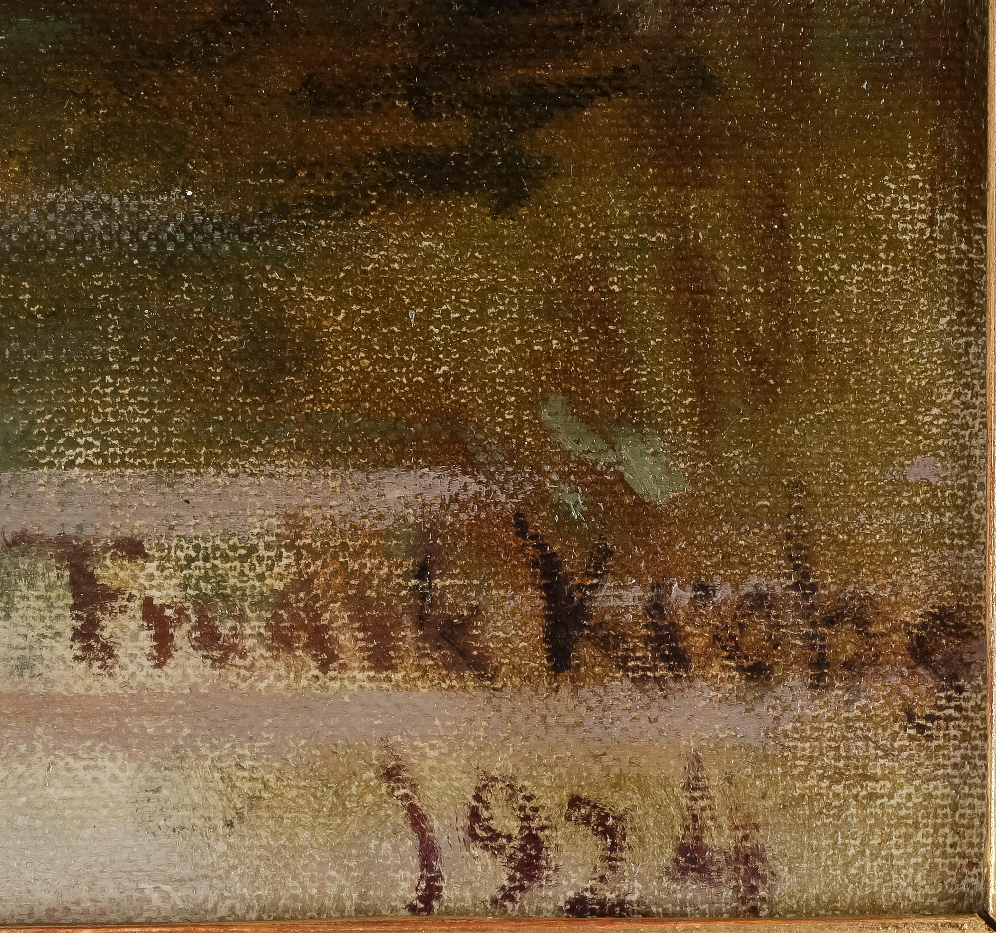 FREDRIK KREBS, olja på duk. Signerad och daterad 1924.