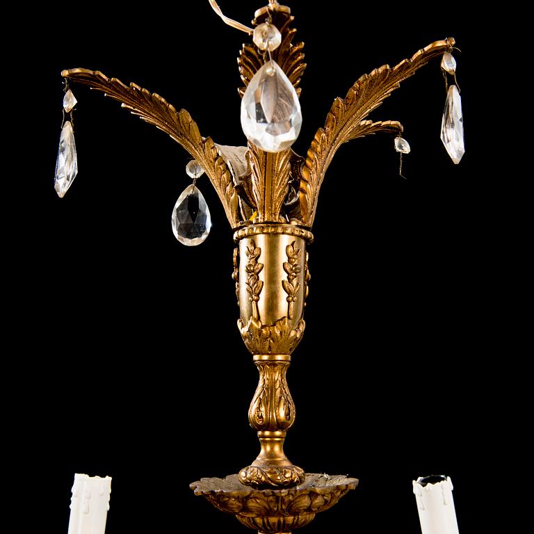 KATTOKRUUNU, empiretyylinen, 1920-luku.