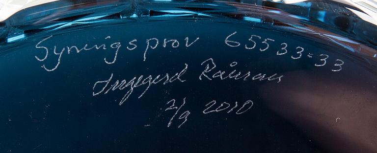 Ingegerd Råman, skål signerad och daterad 2010.