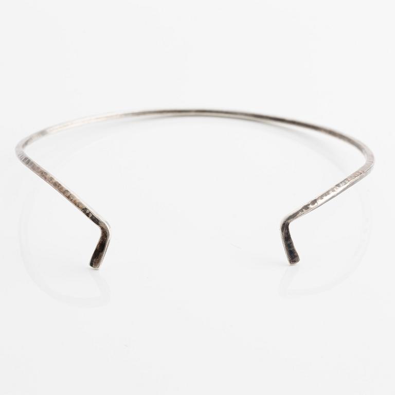 Claës E. Giertta, collier sterlingsilver, Stockholm 1989.