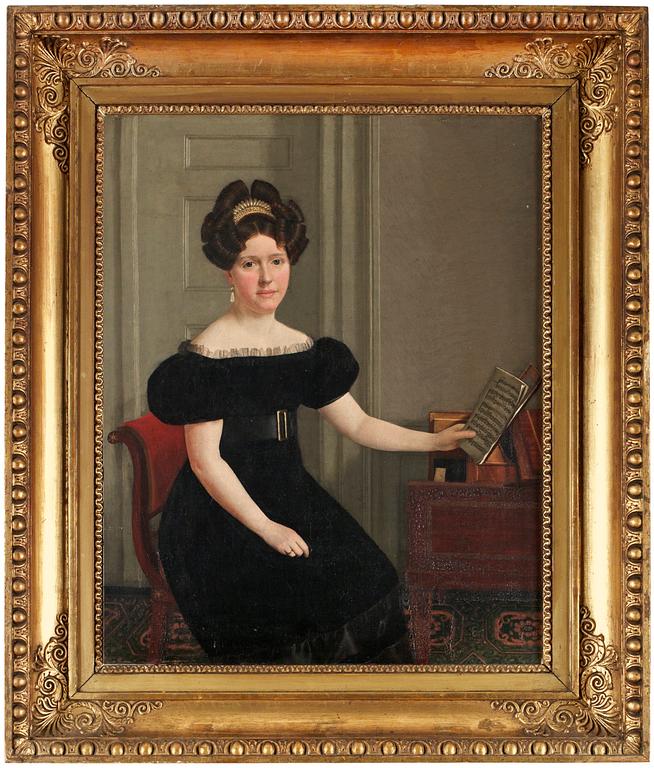 Johan Fredrik Möller, Porträtt föreställande "P Laadbye och makan Augusta Lauerwald".