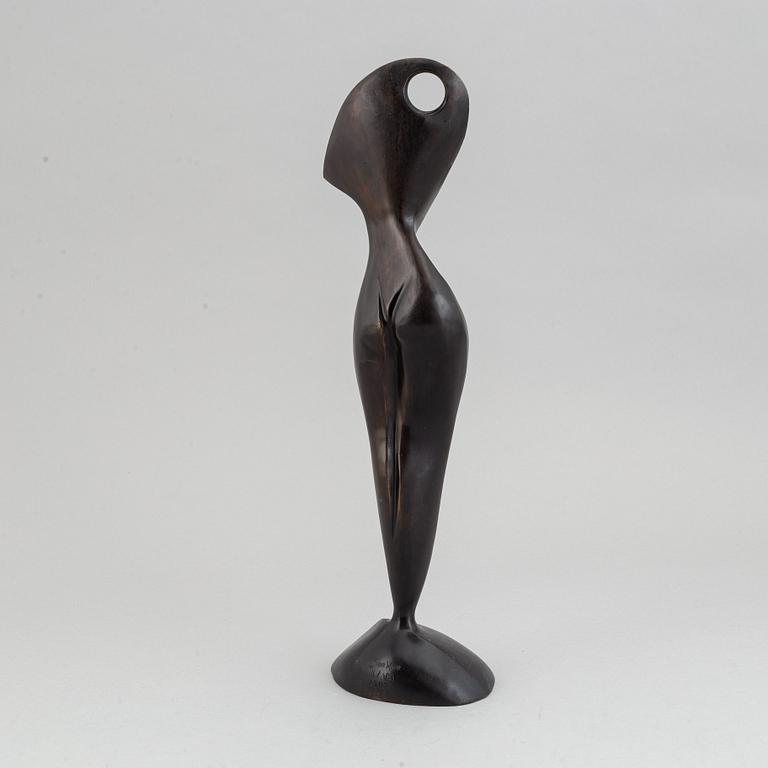 Stan Wys, sculpture, patinated and polished broze, signed and numbered II/VII, dated 2007.