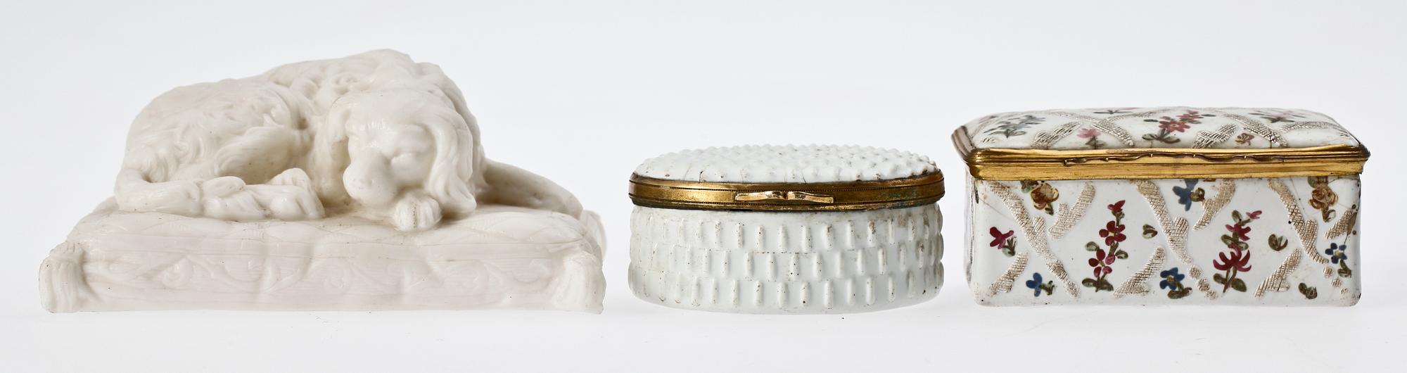 DOSOR, 2 st, samt FIGURIN, bl a 1700-tal.