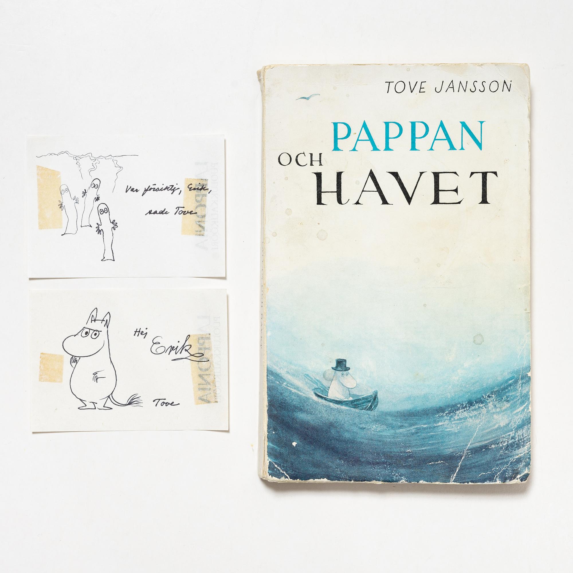 Tove Jansson, teckningar, 2 st.