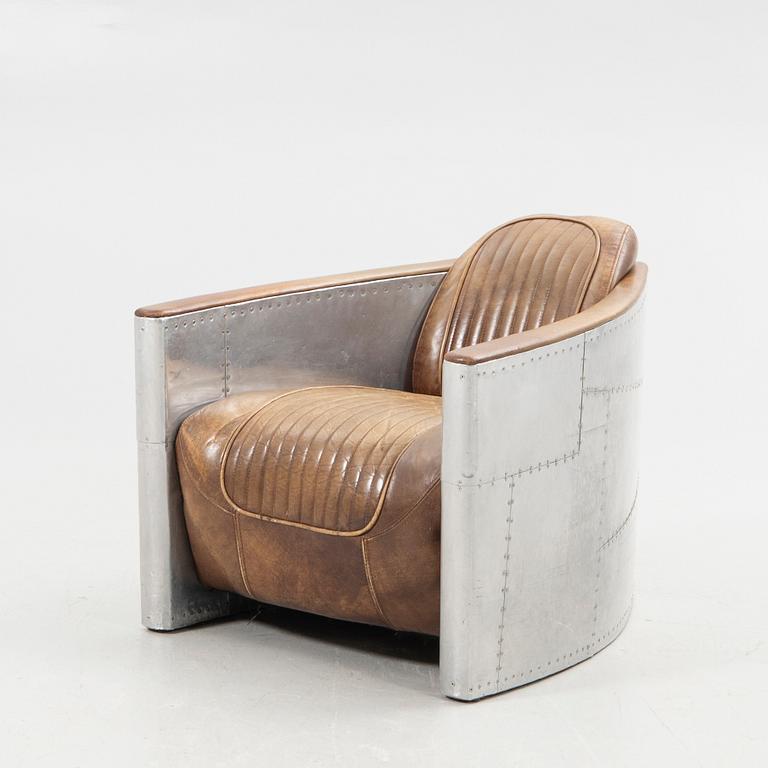 Timothy Oulton, armchair, "Tomcat", Artwood, 21st century.