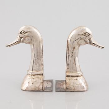 A pair of bookends, second half of the 20th Century.
