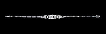 A diamond bracelet, tot. app. 1.50 cts, 1960's.