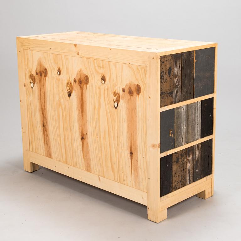 Piet Hein Eek, A 3-drawer dressoir in scrapwood.