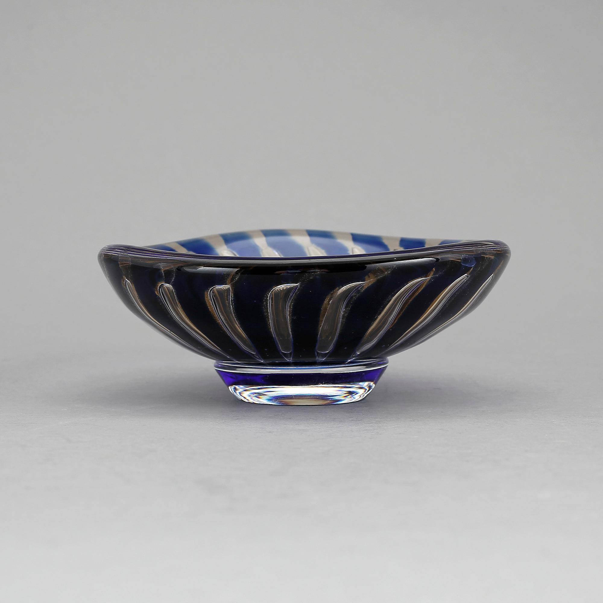 SKÅL, glas, ariel, Edvin Öhrström, Orrefors.