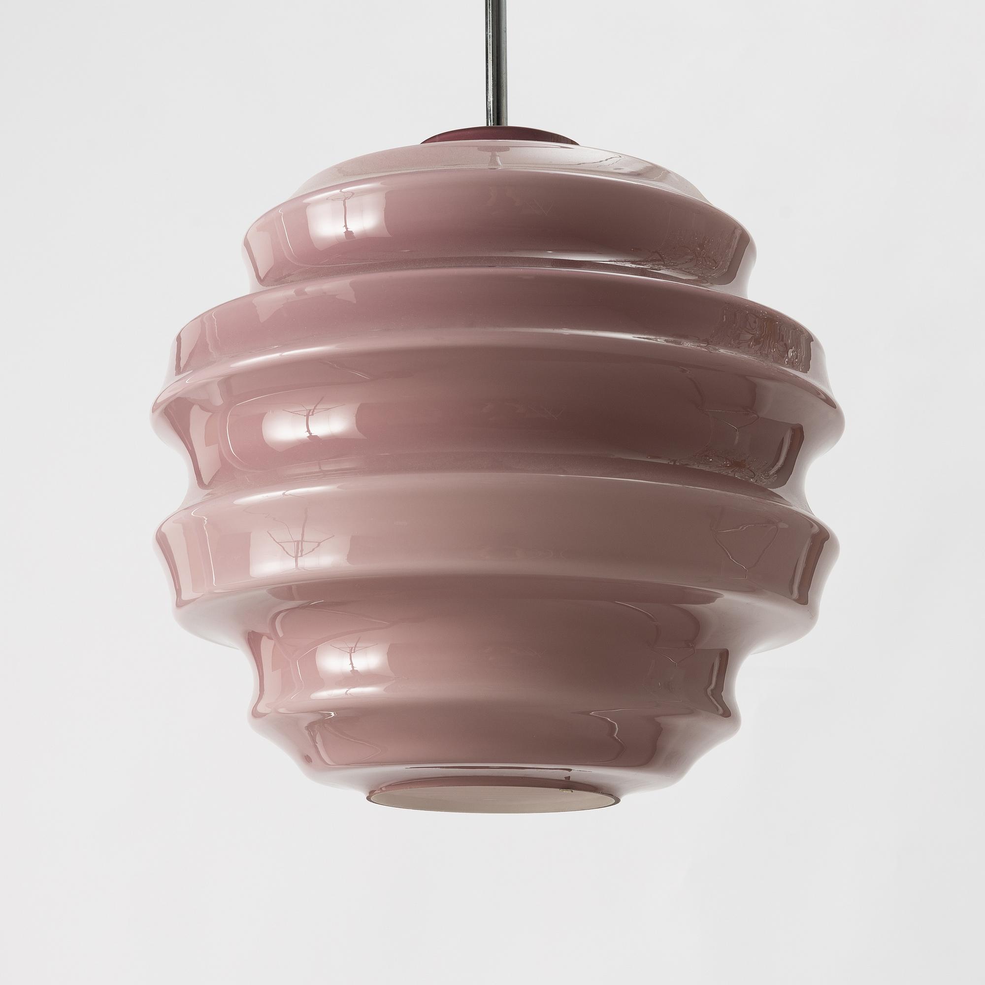 A ceiling lamp, probably Murano, Italy.