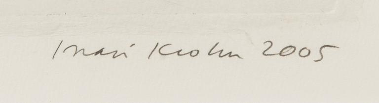 INARI KROHN, etching, signed and dated 2005, numbered Tpl'a 3/50.