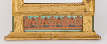 A mirror by Johan Engström, Hudiksvall, early 19th Century.