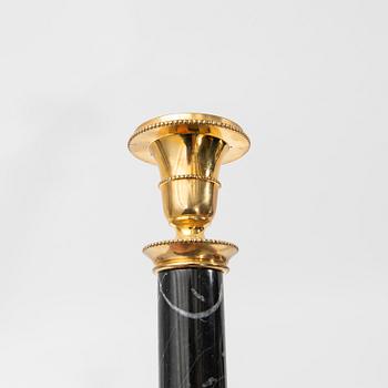 Ljusstakar, ett par, Skultuna, "Jubileumsljusstaken Adolf Fredrik".