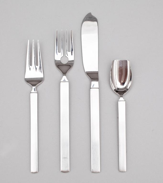 PARTI BESTICK, 40 delar, rostfritt, "Dry", Achille Castiglioni, Alessi, Italien, fomgiven 1982.