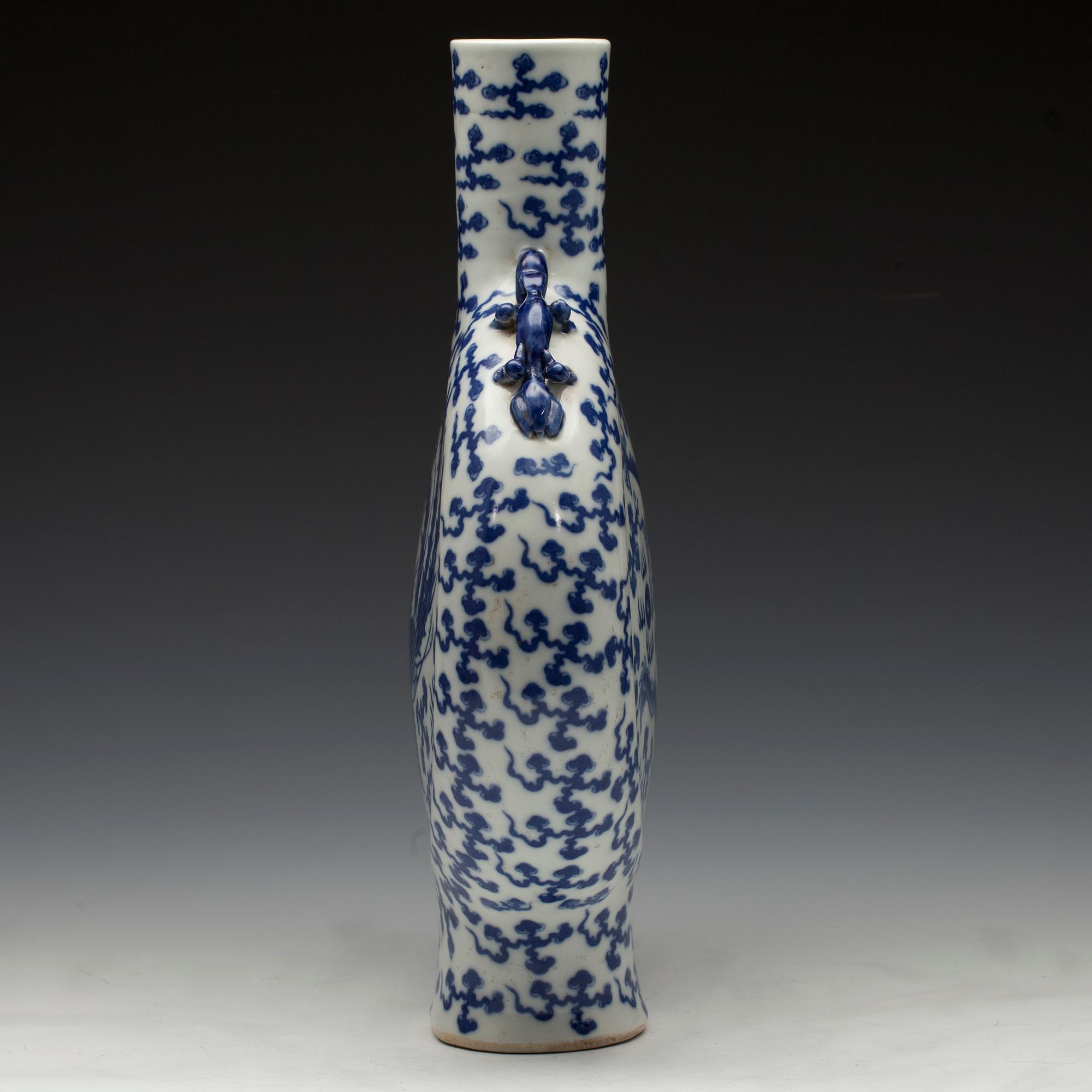 PILGRIMSFLASKA, porslin, Kina Kangxi-stil, 1900-tal.