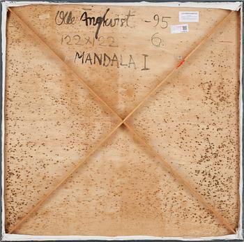 OLLE ÄNGKVIST, Olja på duk uppfäst på pannå. Sign Olle Ängkvist och dat -95 a tergo.