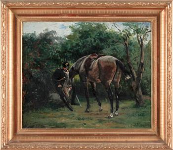 GEORGE ARSENIUS. Signerad G A daterad - 19. Olja på duk.