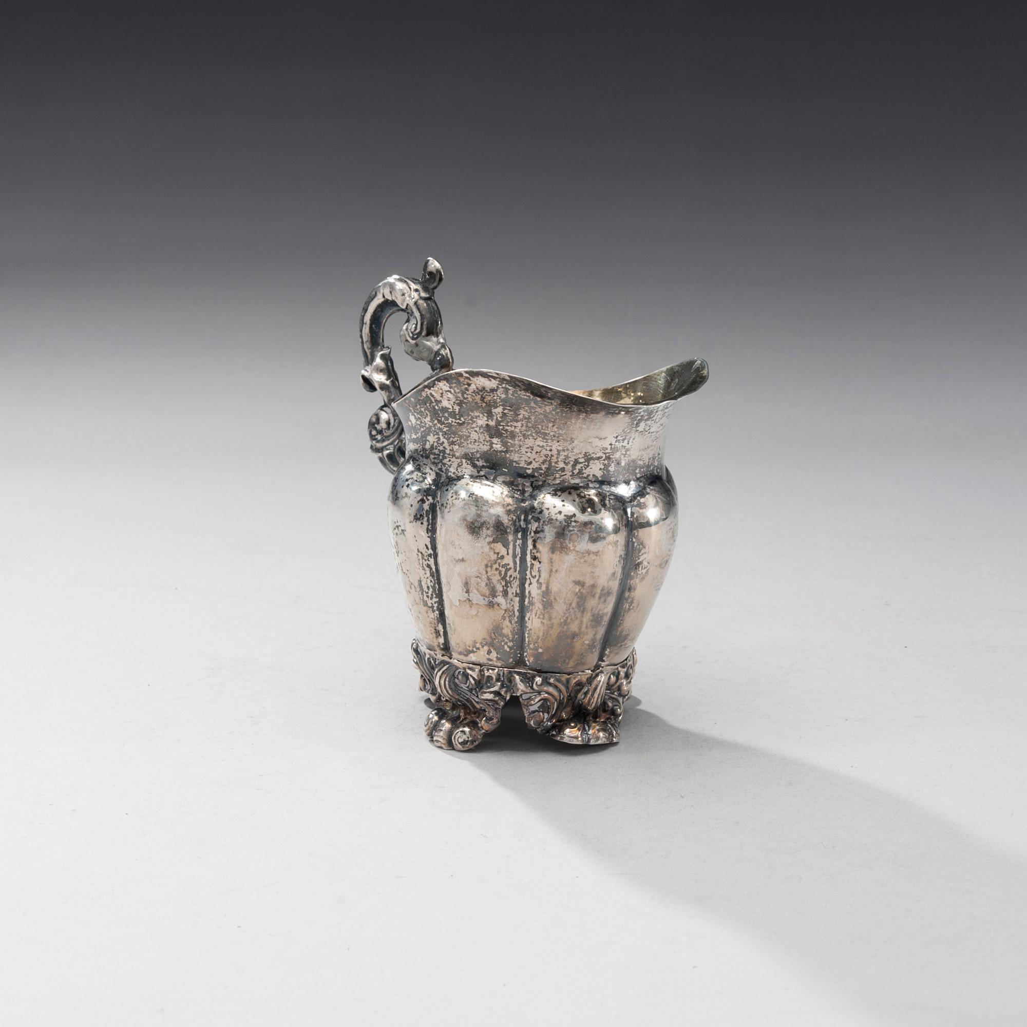 GRÄDDSNÄCKA, silver, Eric Wilhelm Gellerstedt (1842-1856), Härnösand 1851. Vikt 117,5 g.