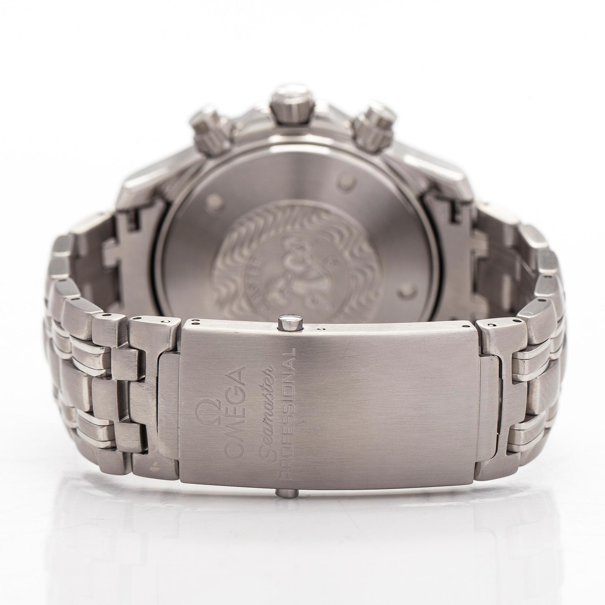 Omega, Seamaster, kronograf, armbandsur, 41,5 mm.