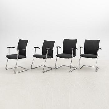 Chairs, 4 pcs, later part of the 20th century.