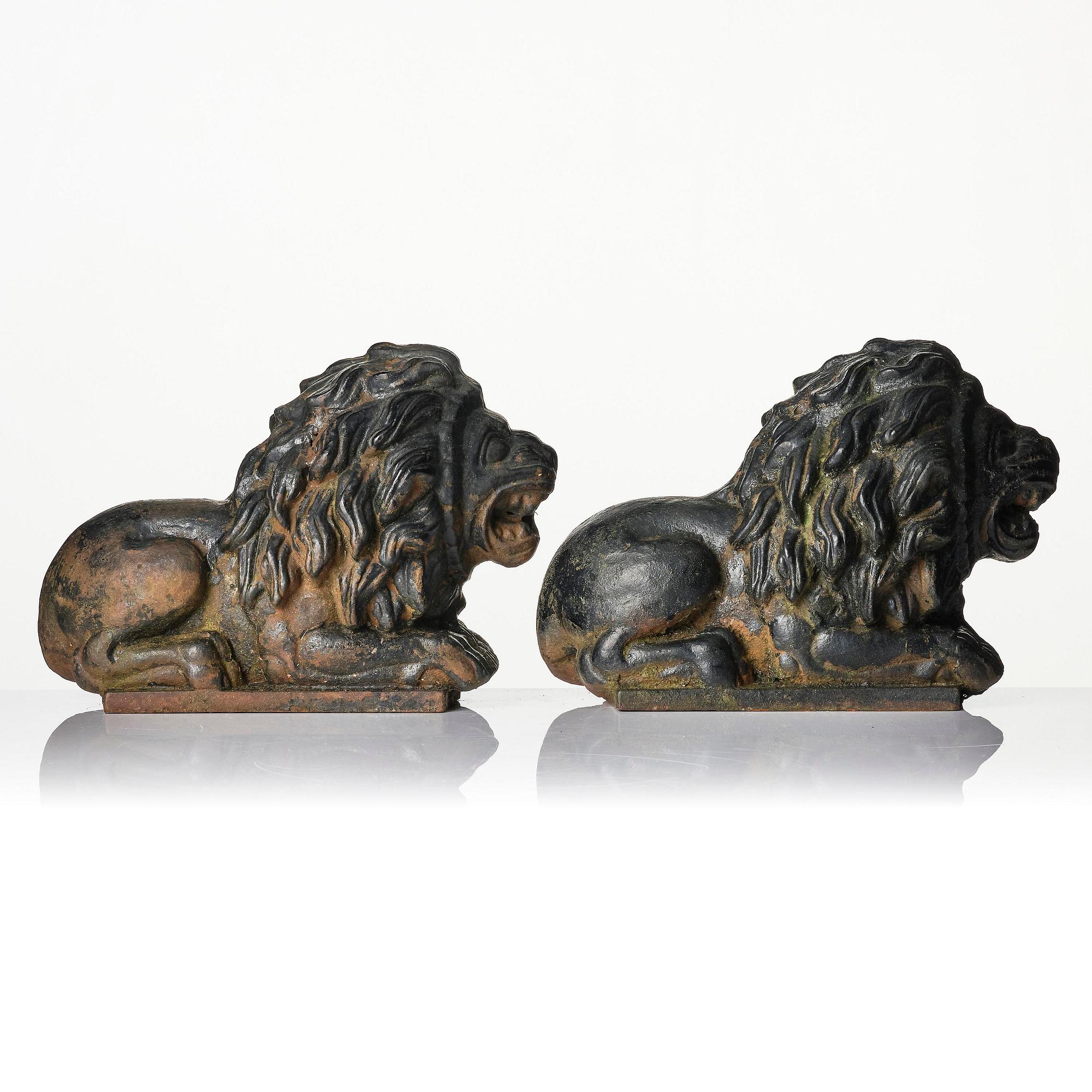 Anna Petrus, a pair of cast iron water spouts, Näfveqvarns bruk, Swedish Grace.