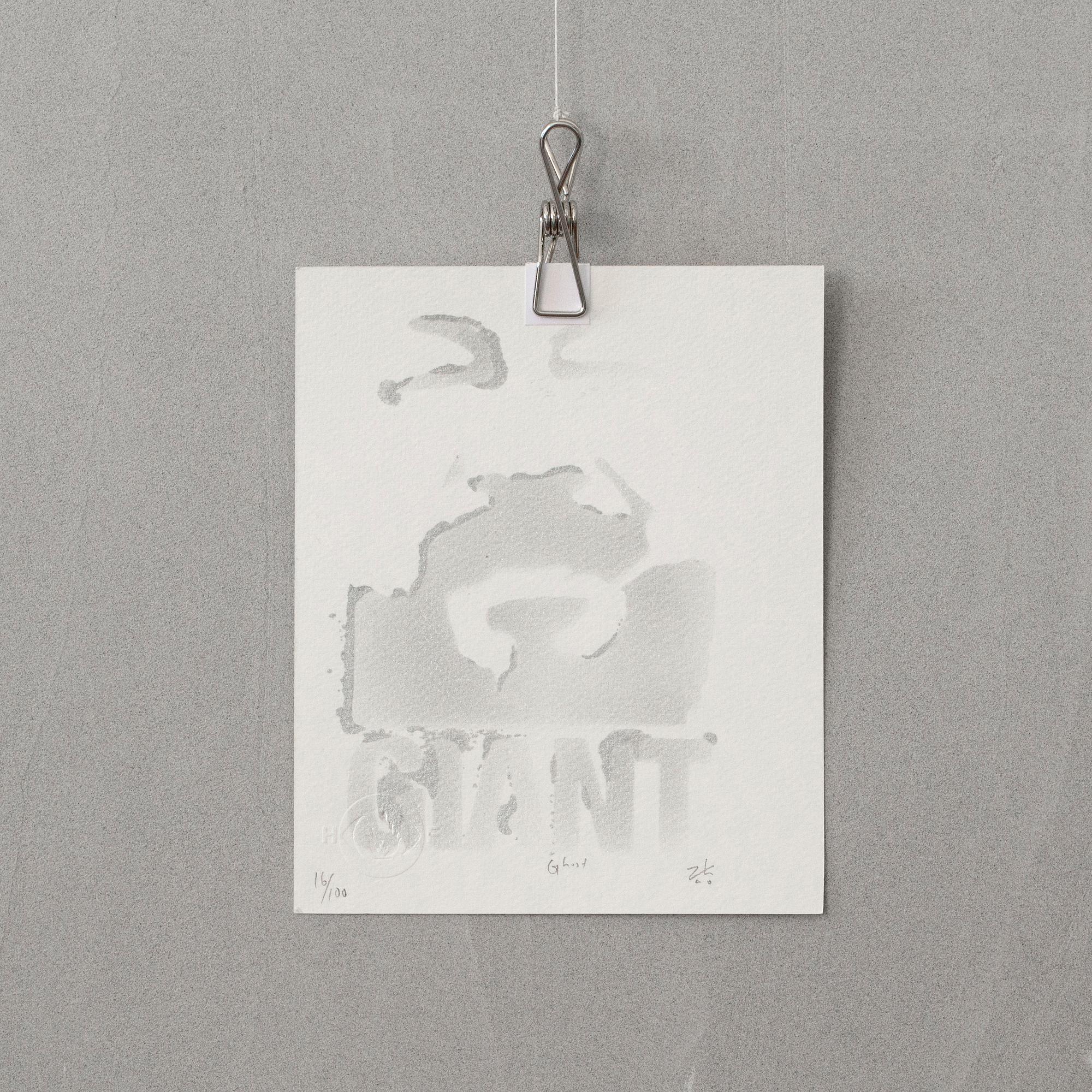 ZHAO, "Ghost", schablon/silk screen, ur the chairman series, signerad och numrerad 16/100.