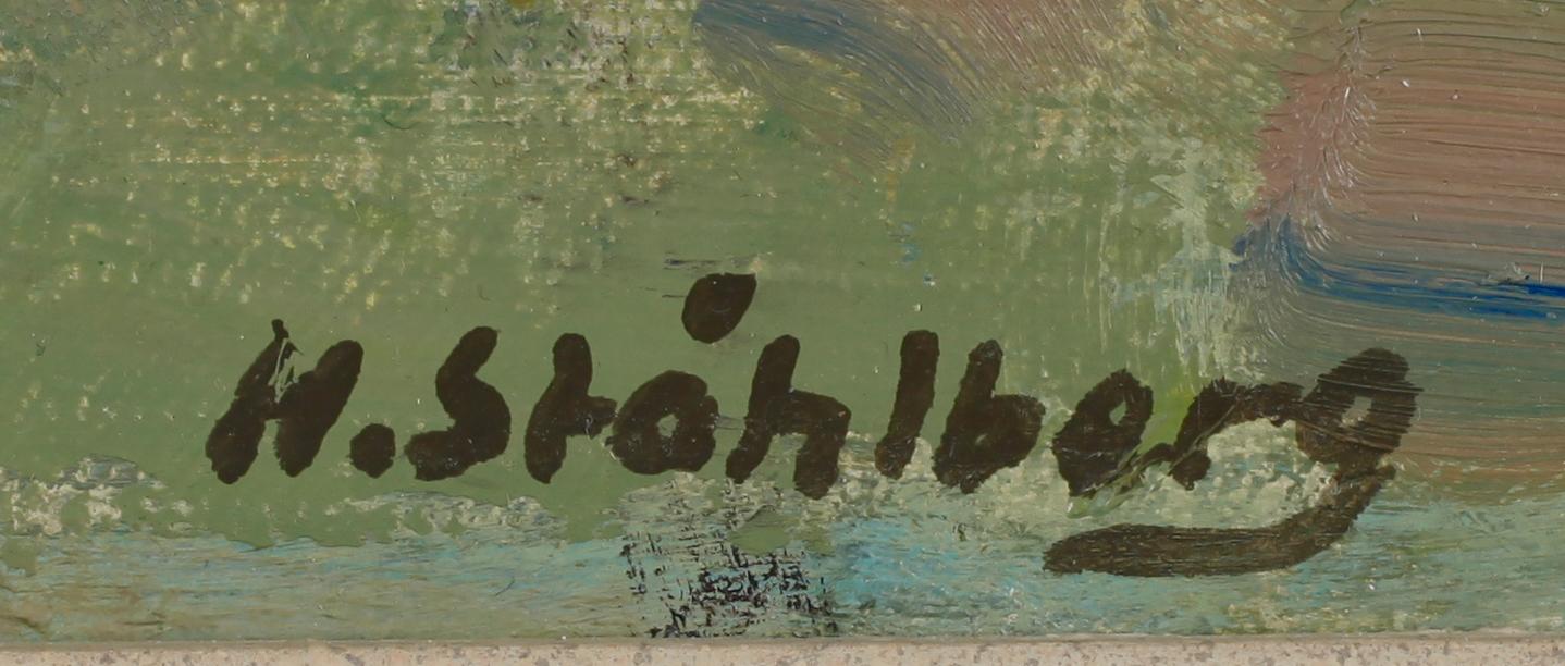 HENNING STÅHLBERG, olja på duk, sign.